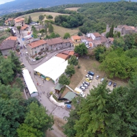 Vista dall'alto sulla Sagra della Ranocchia